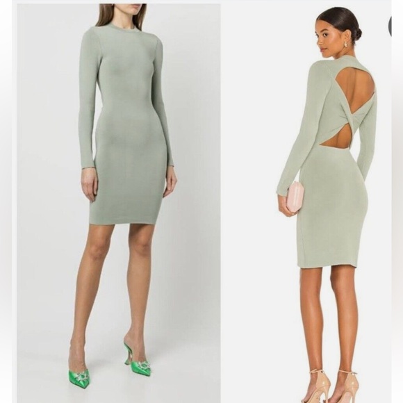 Alice + Olivia Estelle Fitted Body Con Mini Dress - Reversible! - Picture 6 of 11